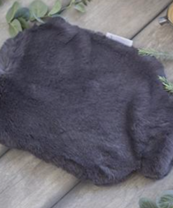 Evelyn Prelonge Smokey Grey Faux Fur WATER BOTTLE COVER Gifts By Occasion