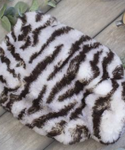 Evelyn Prelonge White Tiger Faux Fur Water Bottle Cover Gifts By Occasion