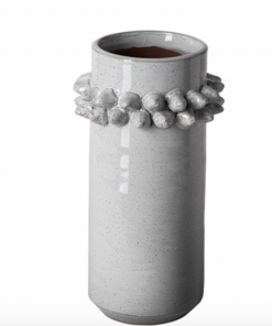 Mercana Gifts By Occasion Grey Ceramic Spiked Vase (Available In 2 Sizes)