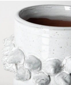 Mercana Gifts By Occasion Grey Ceramic Spiked Vase (Available In 2 Sizes)