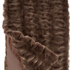 Fabulous Furs Taupe Faux Mink Throw