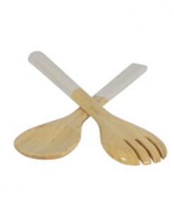 Albert L. Punkt SERVER SET SALAD WHITE SMALL Gifts By Occasion