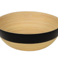 Albert L. Punkt Gifts By Occasion BOWL BAMBOO MATTE BLACK SMALL