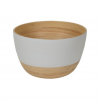 Albert L. Punkt BOWL BAMBOO MATTE WHITE MEDIUM Gifts By Occasion
