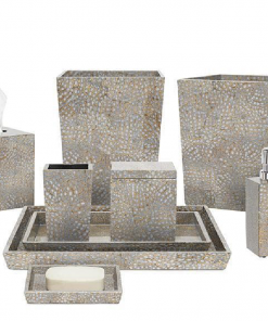 Pigeon & Poodle Bath Collection (Silver Lacquered Eggshell)