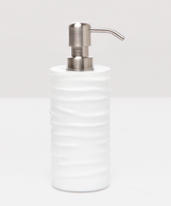 Pigeon & Poodle Bath Collection Lacquered Wave (White)