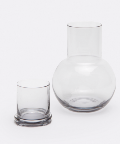 Pigeon & Poodle Bedside Carafe With Tumbler (Light Gray) Gifts By Occasion