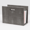 Pigeon & Poodle Magazine Holder (Shagreen Grey) Father's Day