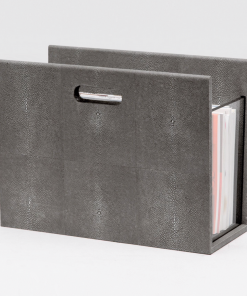 Pigeon & Poodle Magazine Holder (Shagreen Grey) Father's Day