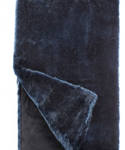 Fabulous Furs Throw Faux Mink Blue