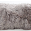 Auskin Cool Grey Alpaca Pillow 11"x 22 Gifts By Occasion