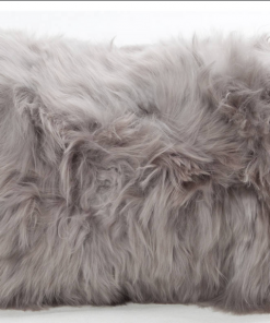 Auskin Cool Grey Alpaca Pillow 11"x 22 Gifts By Occasion