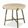 Century Furniture SIDE TABLE STONE AND IRON