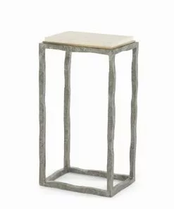 Century Furniture SIDE TABLE WITH CRYSTAL STONE TOP