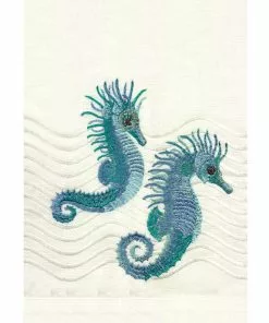 ANALI INC Gifts By Occasion GUEST TOWEL SEAHORSE