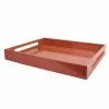 Addison Ross Gifts By Occasion Tray Croc Lacquered Orange (Medium)