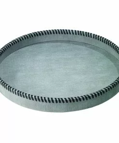 Bodrum Tray Round Whipstitch