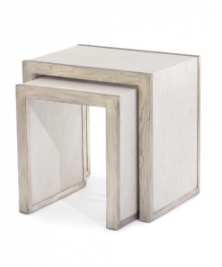 John Richard NESTING TABLES WOVEN PATTERN