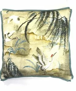 Signature Pillows Anthem Cranes With Trees Pillow