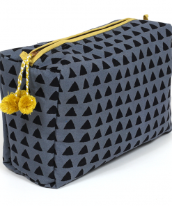 Gray Market Design Gifts By Recipient Toiletry Bag - Tunis Blue