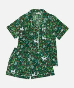 Print Fresh Unicorn's Garden Short Sleep Set Gifts By Recipient