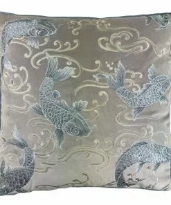 Signature Pillows Anthem Koi Fish Velvet Pillow