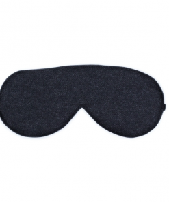 For Her Elizabeth W Charcoal Wool Eye Mask