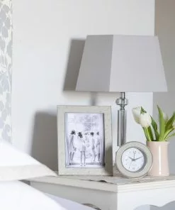 Addison Ross Frame Faux Ostrich Shadow & Silver