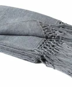 Auskin Gifts By Occasion Faux Baby Alpaca Throw With Braided Fringe