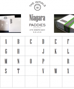 Black Inc CA NOTE CARDS BUCK INITIAL