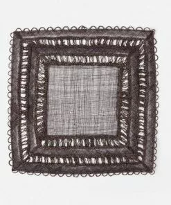 Placemat Carmine Dark Brown By Blue Pheasant