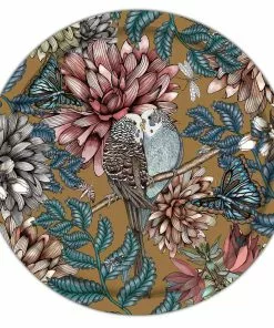 Nadja Wedin Design Gifts By Occasion TRAY LOVEBIRDS GOLD