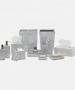 Pigeon & Poodle Host/Hostess Bath Collection (Silver And White Lacquered Eggshell)