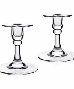 William Yeoward Crystal Gifts By Occasion WILLIAM YEOWARD CLASSIC PAIR OF CANDLESTICKS 5" / 13CM