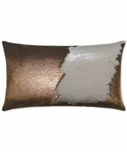 D.V. KAP Pillows DECORATIVE PILLOW - HYLEE LUMBAR / Bronze