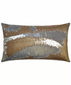 D.V. KAP Pillows DECORATIVE PILLOW - HYLEE LUMBAR / Gold