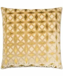 D.V. KAP Pillows DECORATIVE PILLOW - KRAUS / Gold Host/Hostess