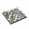 Interlude CHESS SET GREY HIDE