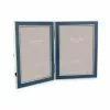 Addison Ross Frame Enamel Denim Blue And Silver Double Gifts By Occasion