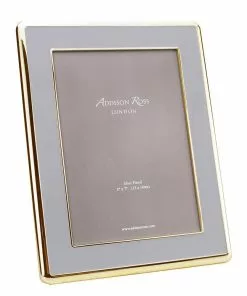 Addison Ross Gifts By Occasion Frame Enamel Gold Curved And Chiffon Grey