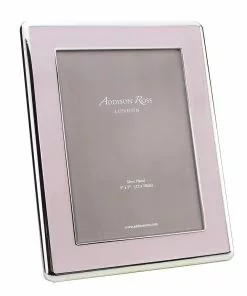 Addison Ross Frame Enamel Curved Pink And Silver Gifts By Occasion