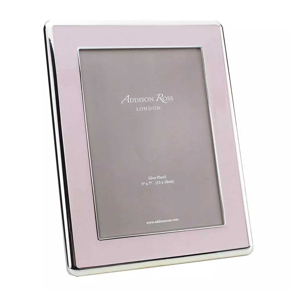 Addison Ross Frame Enamel Curved Pink And Silver Gifts By Occasion Addison Ross Frame Enamel Curved Pink And Silver Gifts By Occasion