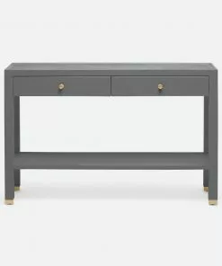 Made Goods NARROW CONSOLE LINEN FAUX BELGIAN Gifts By Occasion