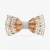 Brackish FEATHER BOW TIE - GREY BOBWHITE Gifts By Occasion
