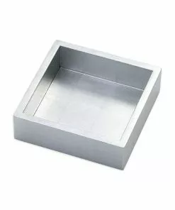 Caspari Gifts By Occasion Silver Lacquer NAPKIN HOLDERs (Available In 3 Sizes)