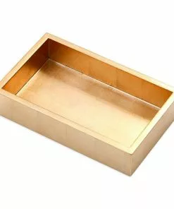 Caspari Gold Lacquer NAPKIN HOLDERs (Available In 3 Sizes) Gifts By Occasion