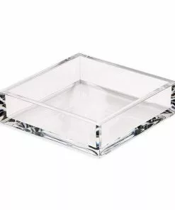 Caspari Acrylic NAPKIN HOLDERS (Available In 2 Sizes & 2 Colors)