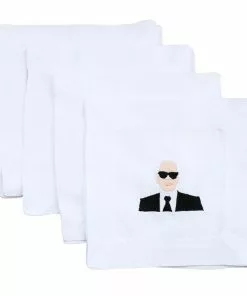 Lettermade Gifts By Occasion Karl Lagerfeld Linen Cocktail Napkins