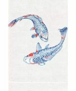 ANALI INC Gifts By Occasion GUEST TOWEL KOI