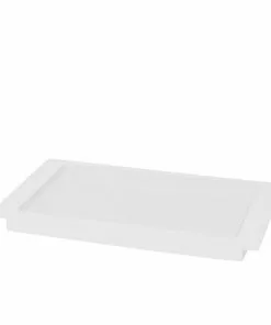 Kassatex White Lacquer Tray Trays